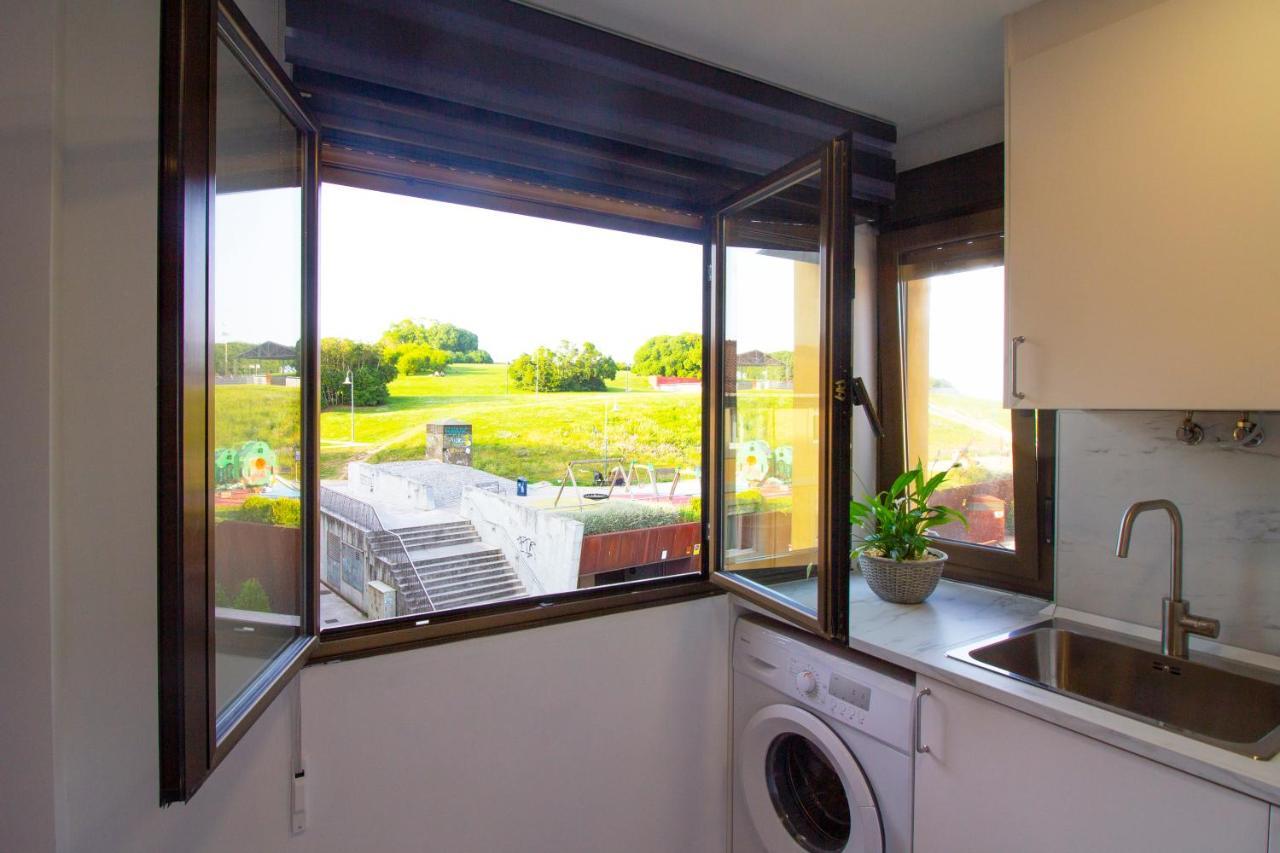 Loft En Gijon - Cimavilla Con Vistas Al Cerro Ngoại thất bức ảnh