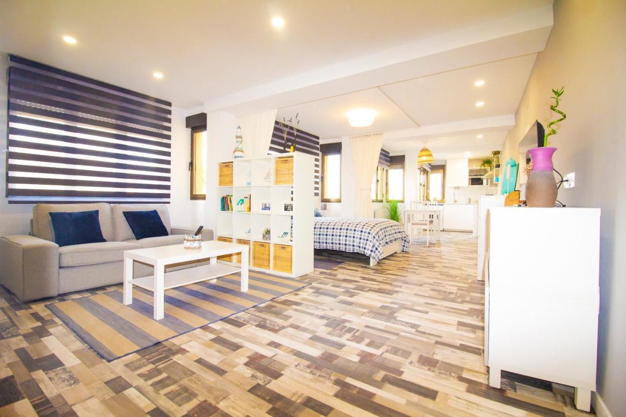 Loft En Gijon - Cimavilla Con Vistas Al Cerro Ngoại thất bức ảnh